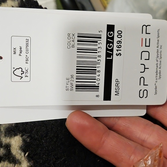 Spyder Womens Fleece Zip Up Jacket Size L - Picture 3 of 4